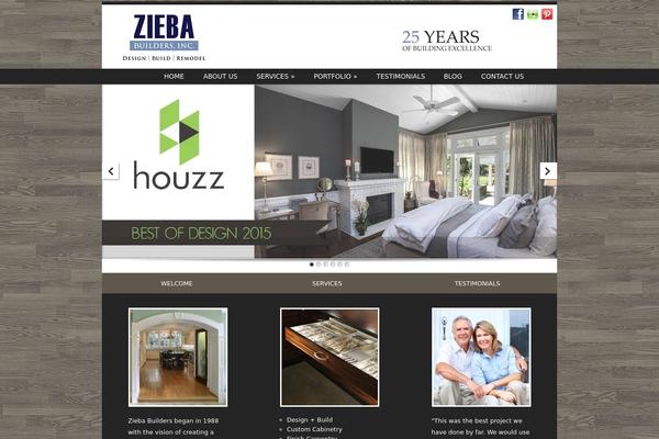 Evolution theme site design template sample