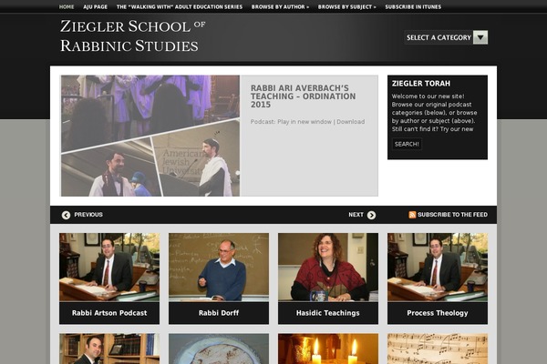 Aperture theme site design template sample