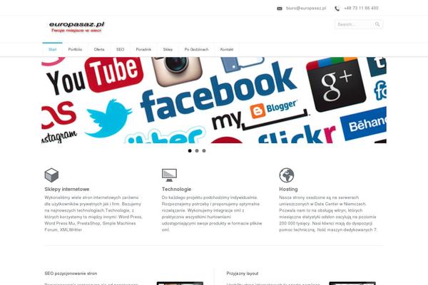 Mexin theme site design template sample