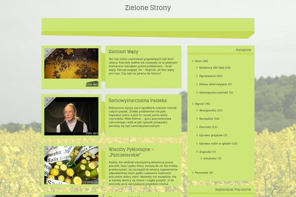Zenon theme site design template sample