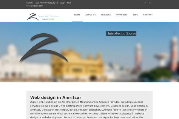 Honey theme site design template sample