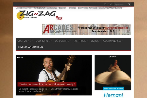 Jarida theme site design template sample