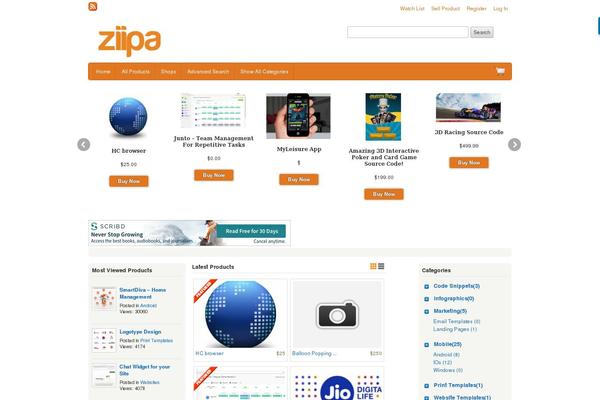 Site using Smart-recent-posts-widget plugin