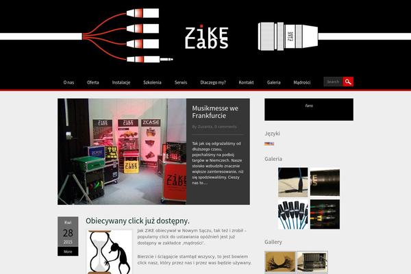 Site using Gabfire Widget Pack plugin