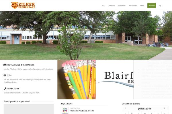 Enfold theme site design template sample