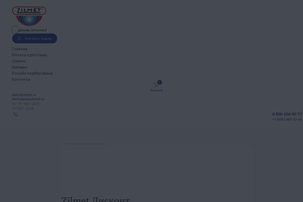 zilmet.ru site used Zilmet