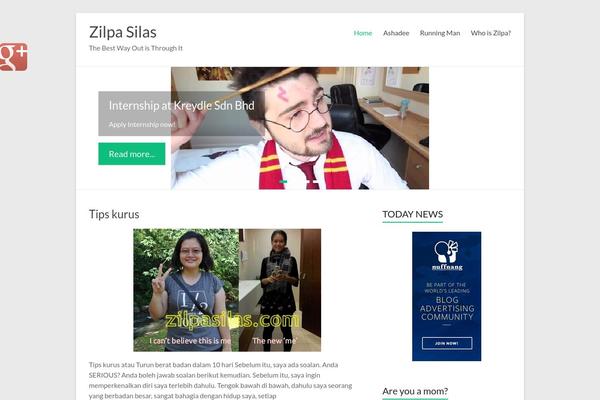 Site using Google Plus Badge plugin