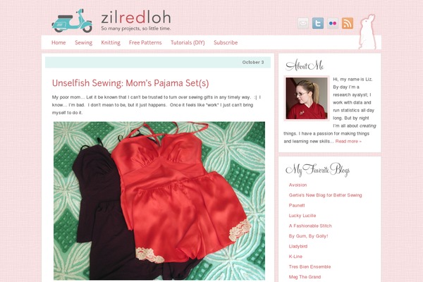 zilredloh.com site used Writsy