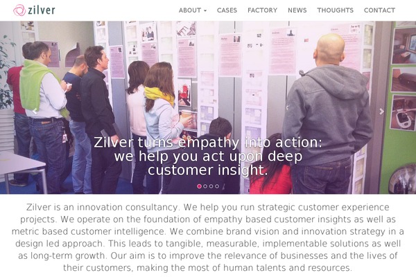 zilverinnovation.com site used Zilver