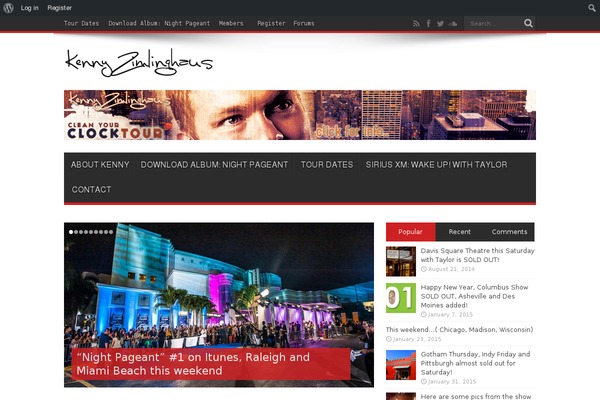 Jarida theme site design template sample