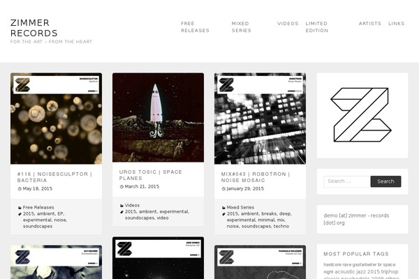 Pieces theme site design template sample