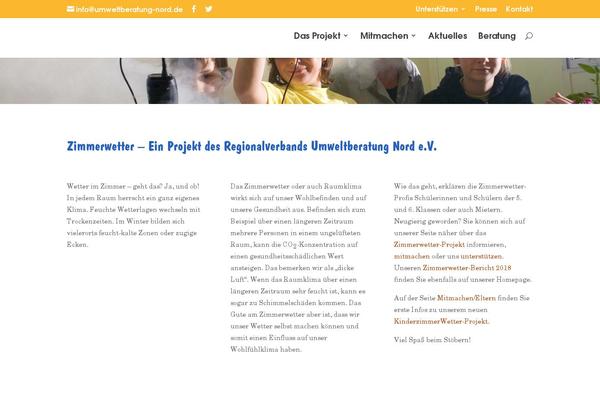 Divi Child theme site design template sample