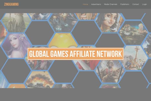 Jarvis theme site design template sample