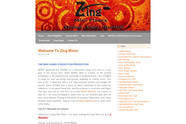 Site using Circles Gallery plugin