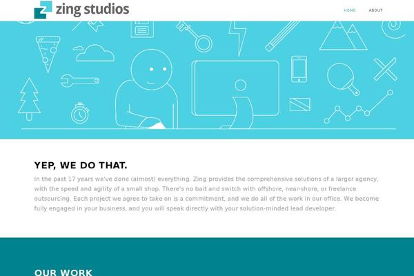 Eight Degree theme site design template sample