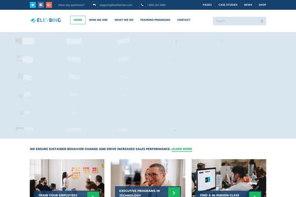 Site using Line-shortcodes plugin