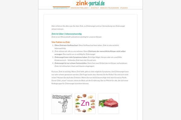 zink-portal.de site used Helloelementorchildtheme