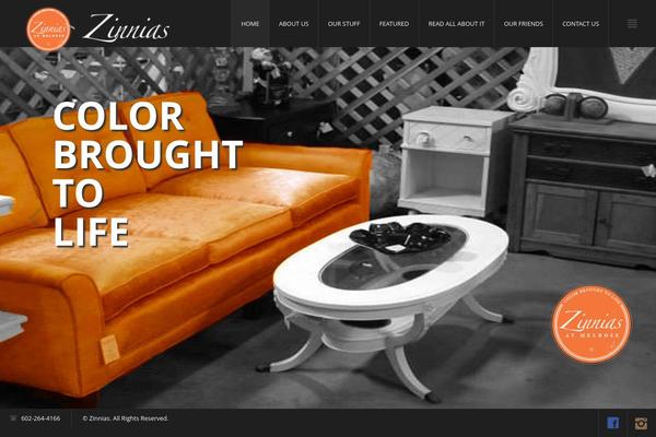 Interior theme site design template sample