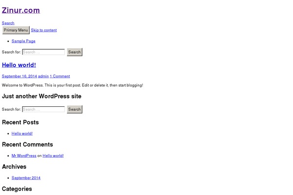 Annina theme site design template sample