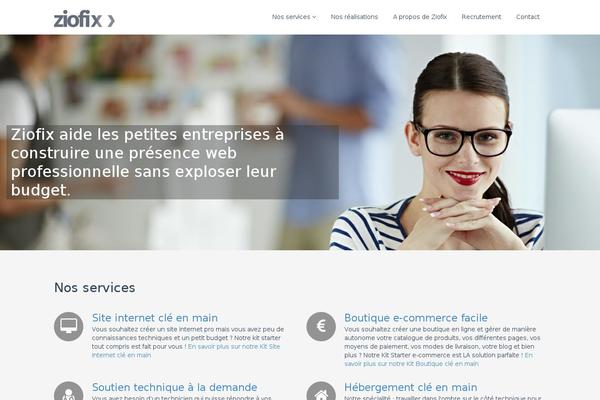 Flat Theme theme site design template sample