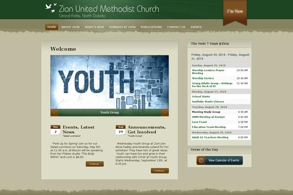 Wpchurch theme site design template sample