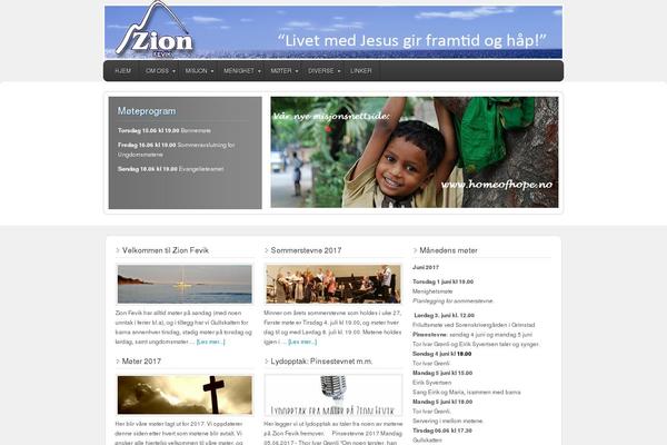 WordPress website example screenshot