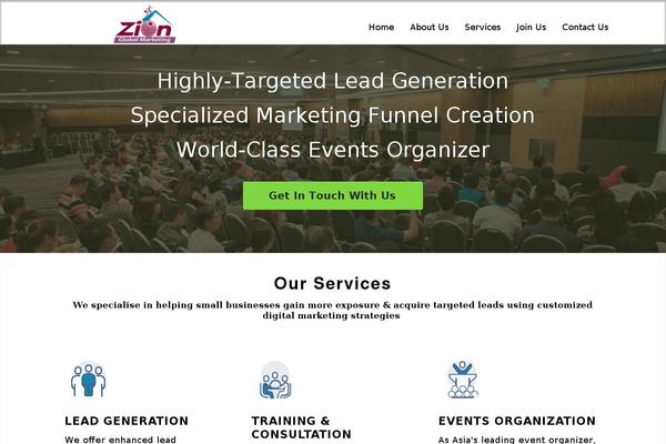 Dante theme site design template sample