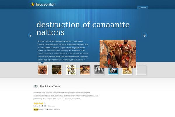 TheCorporation theme site design template sample