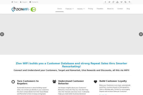 Envision theme site design template sample