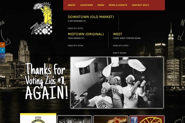 Site using iiRe Social Icons plugin