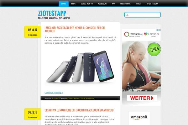 Newsworthy theme site design template sample