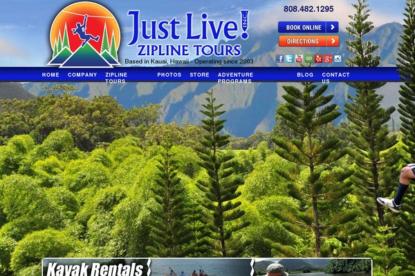 zipkauai.com site used Zip