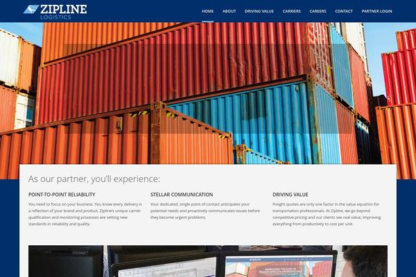 ziplinelogistics.com site used Zipline-logistics
