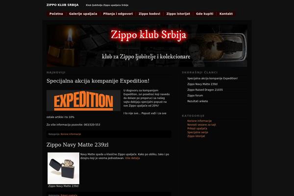 zippoklubsrbija.com site used Modularity Lite