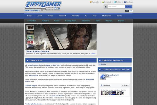 Gamenow theme site design template sample