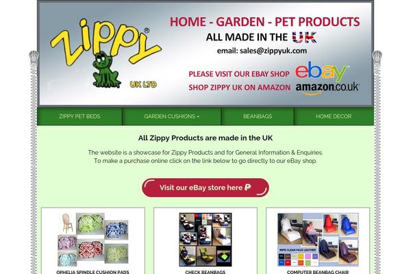 Zippy theme site design template sample