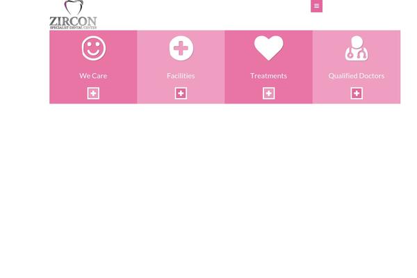 Dental theme site design template sample