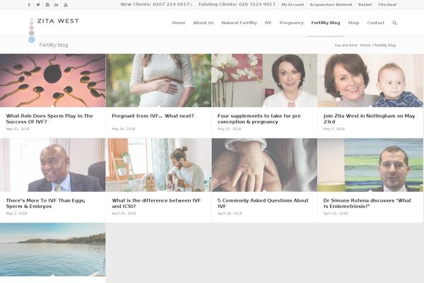 Enfold theme site design template sample