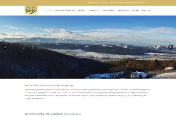Fonts theme site design template sample