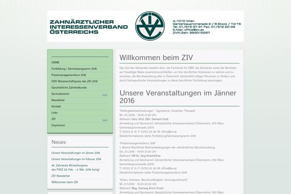 Balance theme site design template sample