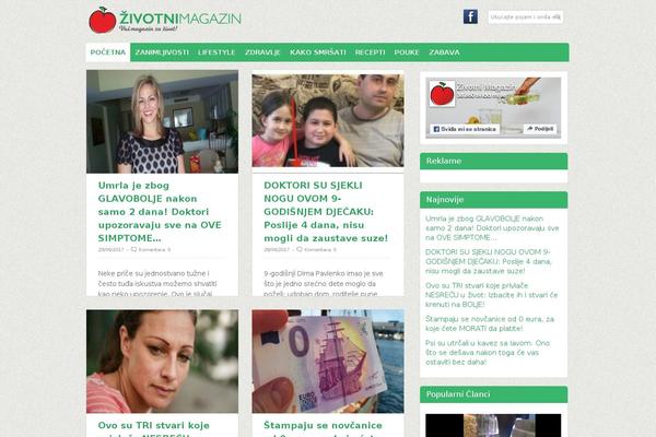 Combomag theme site design template sample