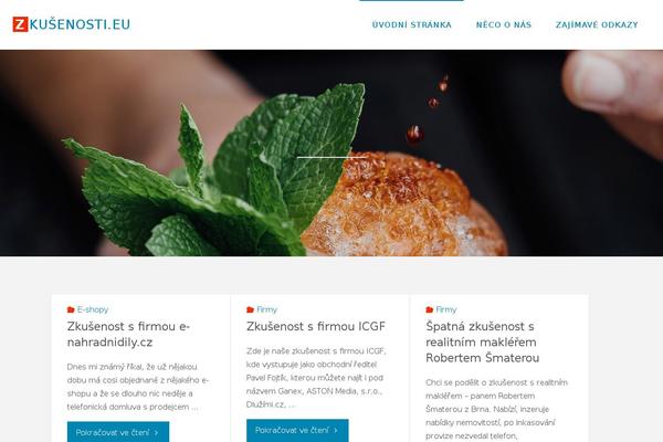 zkusenosti.eu site used Fluida
