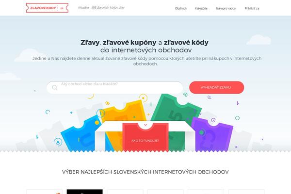 Flatter theme site design template sample