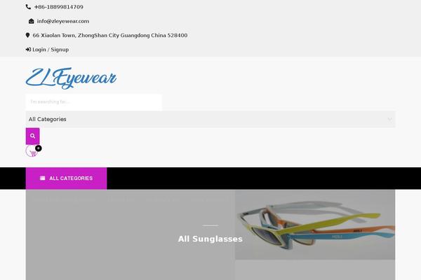SparkleStore theme site design template sample