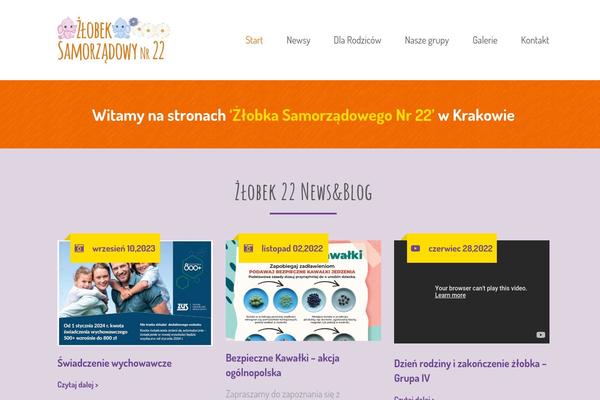 Wp_kindergarten theme site design template sample