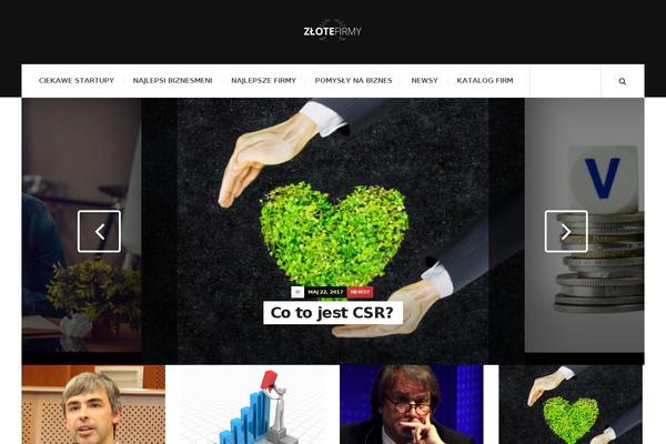 JustWrite theme site design template sample