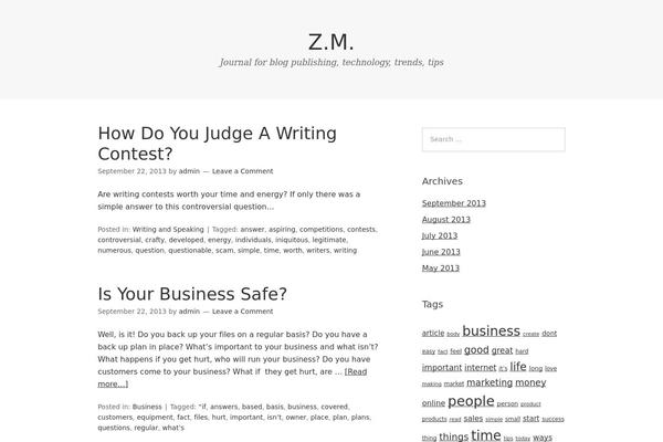 Omega theme site design template sample
