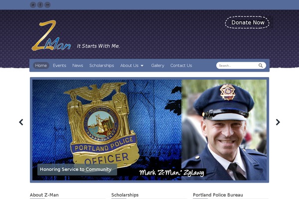 Relief theme site design template sample