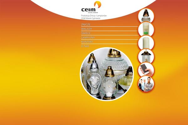 znicze-ceim.pl site used Ceim