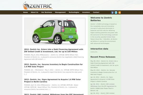 Daily theme site design template sample